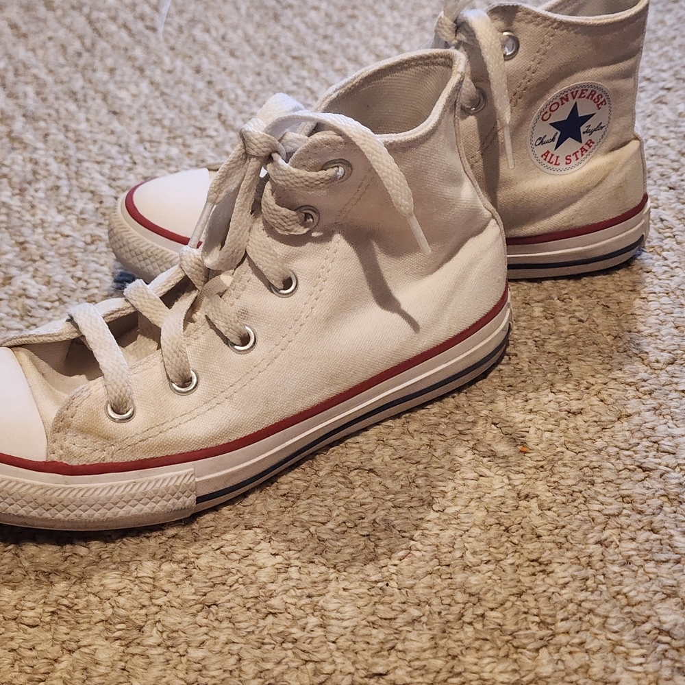 Converse All Star High Top Chuck Taylor White Size 1
